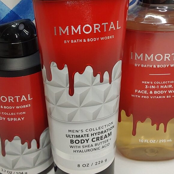 BATH & BODY WORKS 'IMMORTAL' 3-PIECE GIFT SET BODY WASH, LOTION & SPRAY MIST - Picture 6 of 15